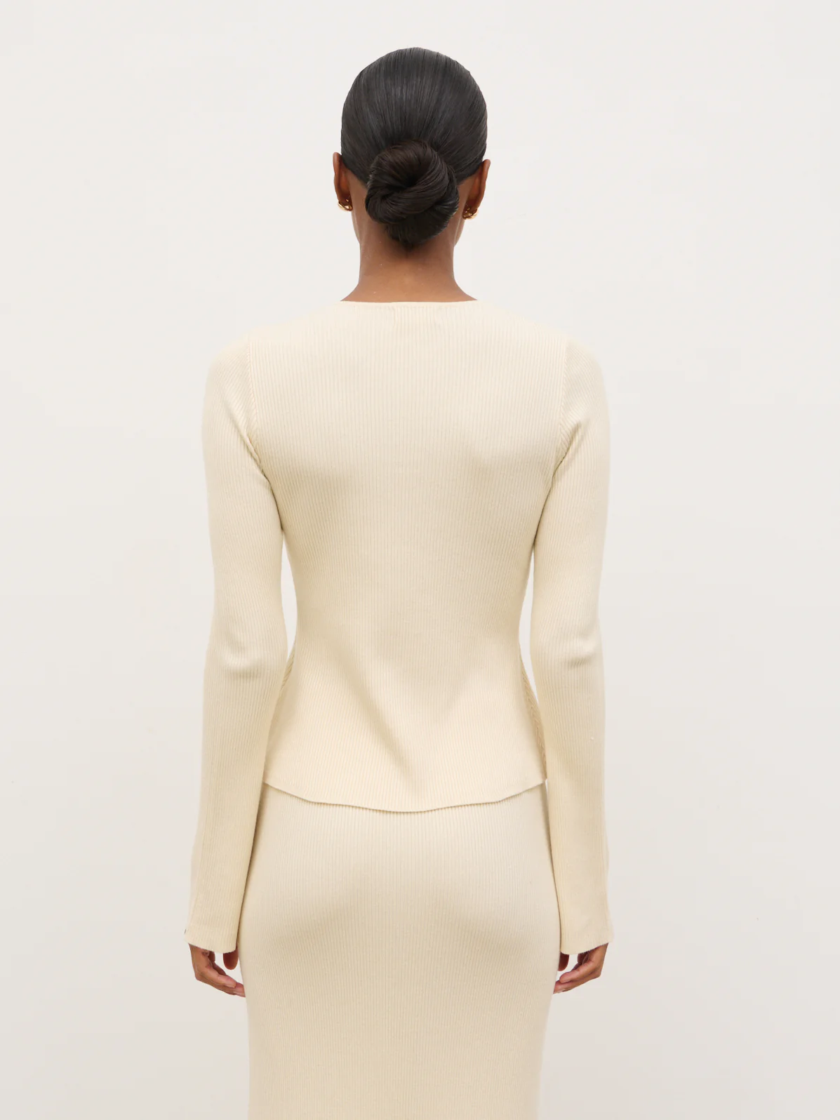 Clemmie Knit Top - Stone - Image 5