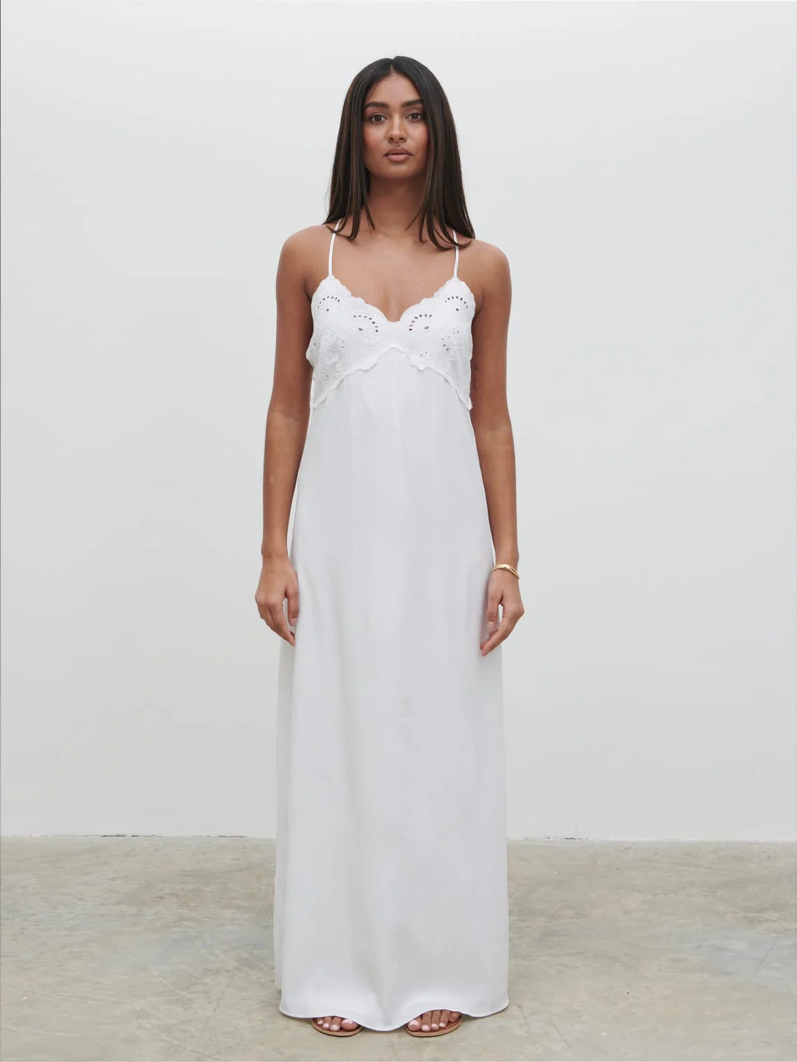 Davina Maxi Dress - Cream - Image 6
