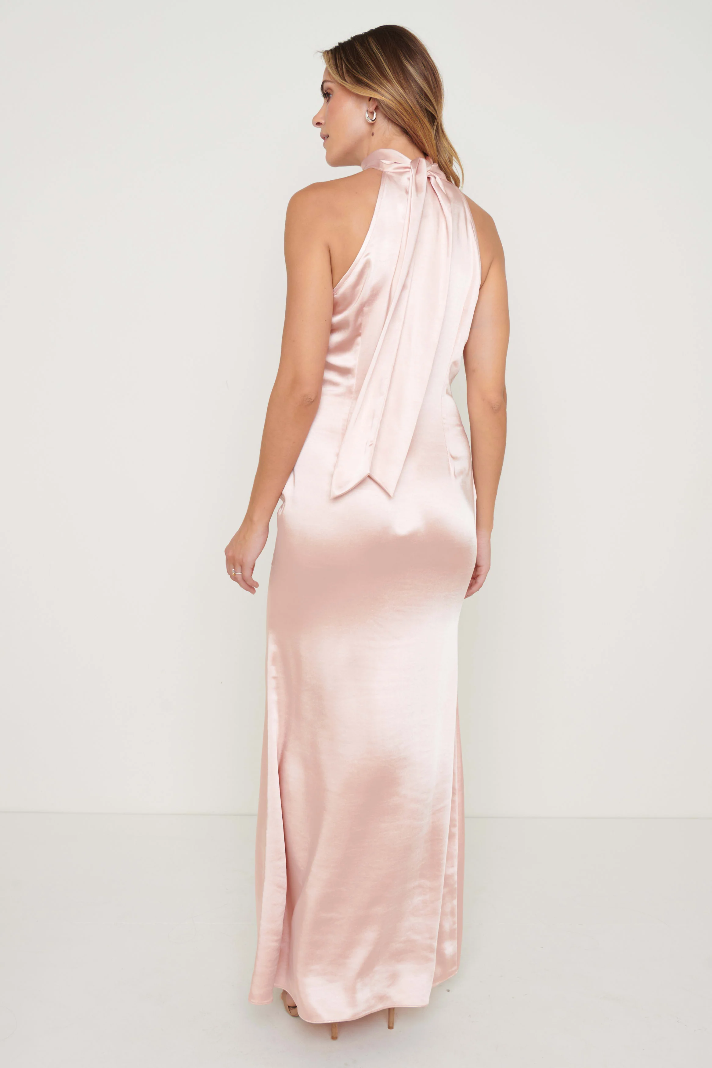 Odelle Maxi Bridesmaid Dress - Matte True Blush - Image 2