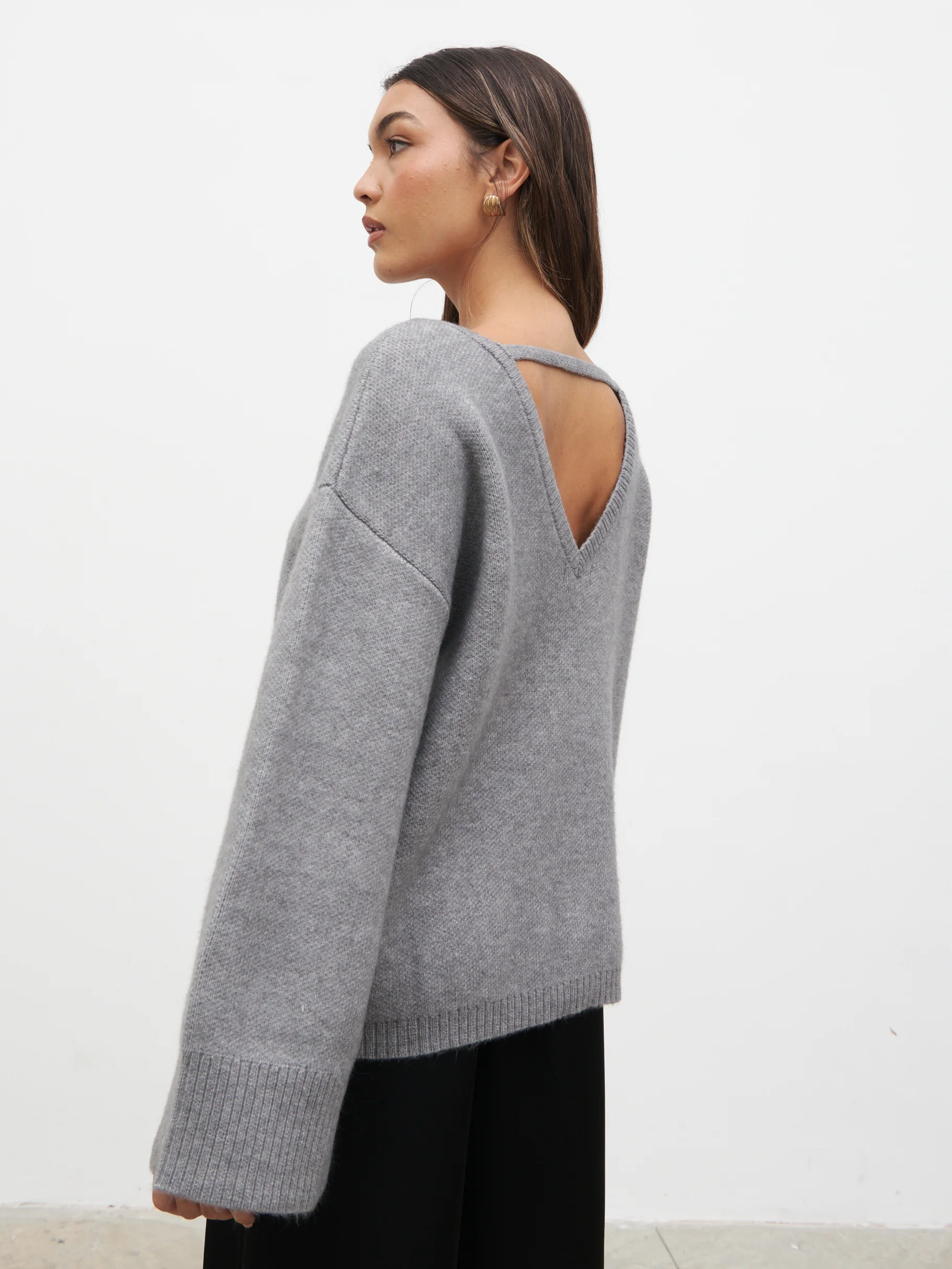 Quinn Knit Jumper - Grey